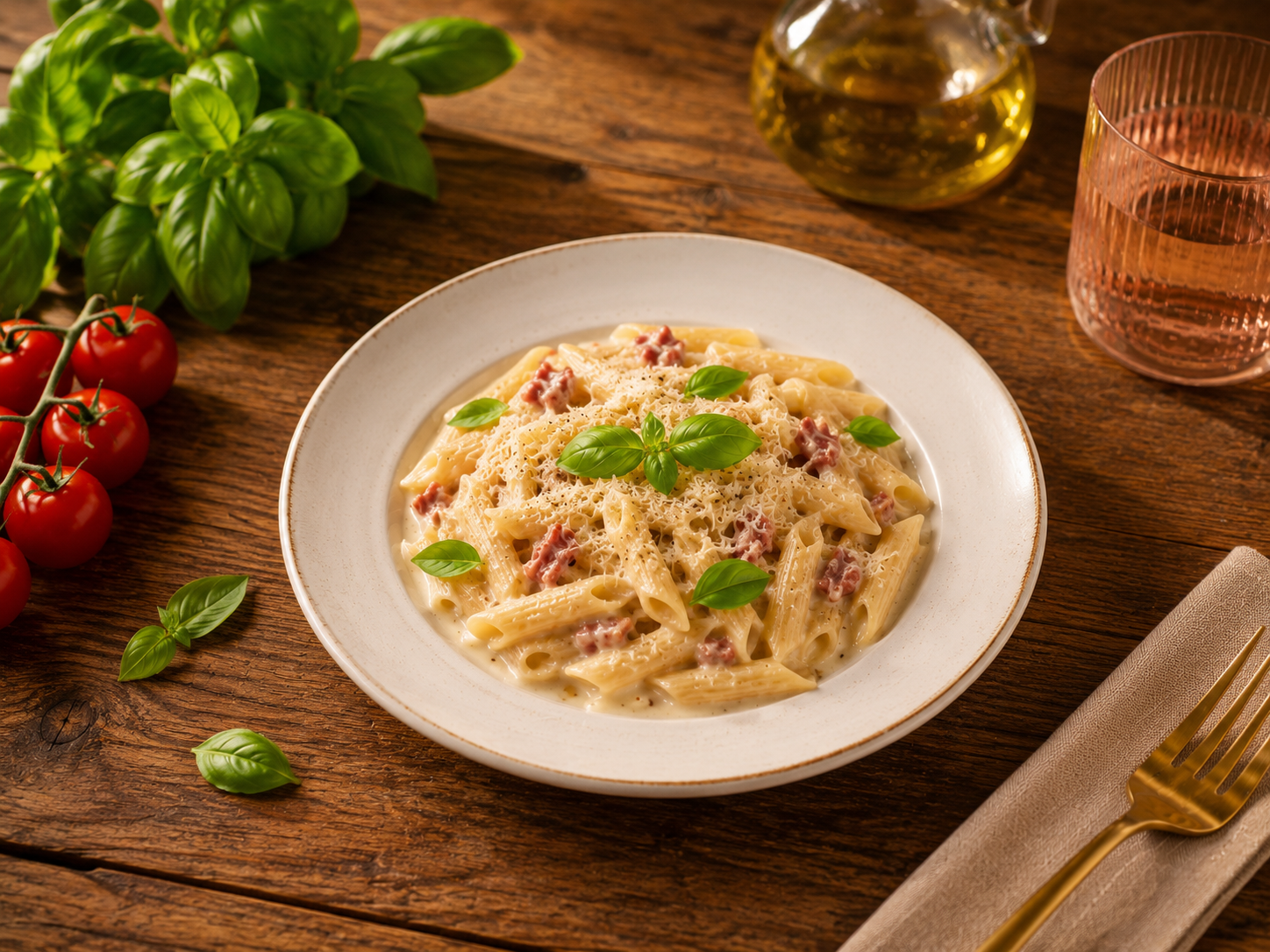 Penne Carbonara